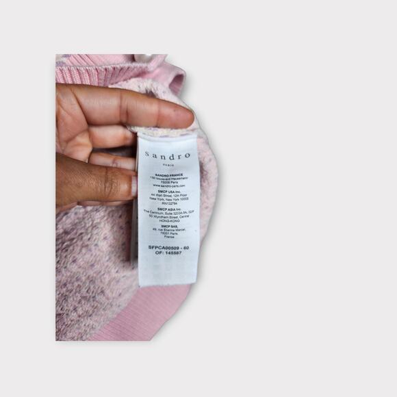 Sandro Pink Women's Cardigan - Picture 7 of 12